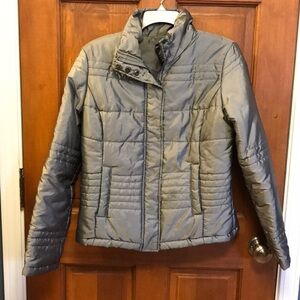 3/$25 New York & Company Gray Puffer Coat Size XS